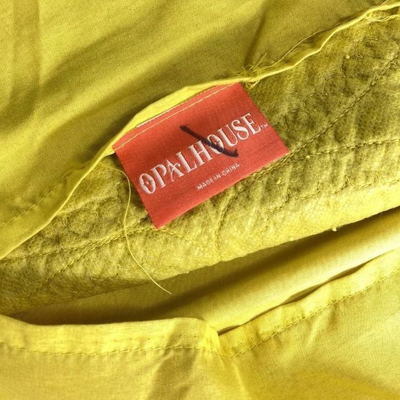 Opalhouse Euro Medallion Sham Saffron Yellow - Picture 6 of 6
